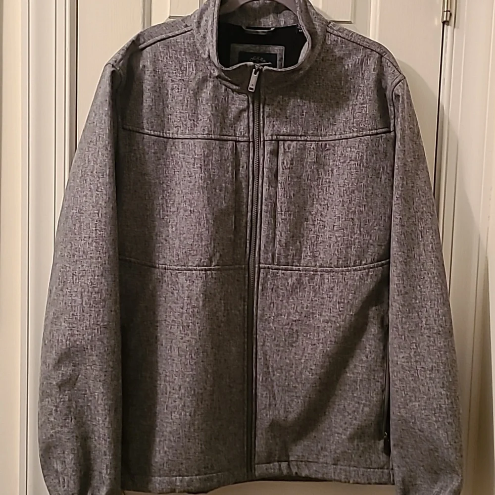 DOCKERS BRAND MEN'S GRAY JACKET SIZE LARGE